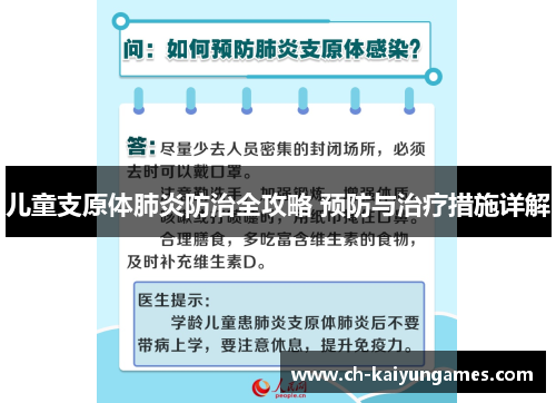儿童支原体肺炎防治全攻略 预防与治疗措施详解
